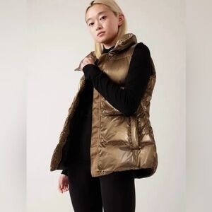 Athleta Downtown Metallic Vest